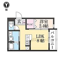 大阪府寝屋川市郡元町（賃貸アパート1LDK・3階・25.87㎡） その2