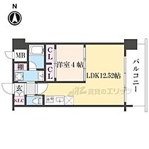 プレジオ八戸ノ里 206 ｜ 大阪府東大阪市下小阪５丁目（賃貸マンション1LDK・2階・39.29㎡） その2