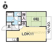 奈良県奈良市今辻子町（賃貸アパート1LDK・1階・38.00㎡） その2