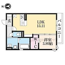 奈良県奈良市藤ノ木台１丁目（賃貸アパート1LDK・3階・42.79㎡） その2