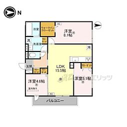 間取図画像 3LDK
