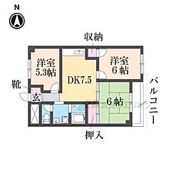 物件の間取り
