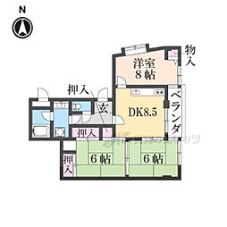 京和ビルディング(株) 3DKの間取図画像