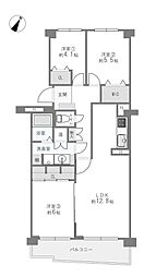 間取図画像 3LDK