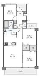 間取図画像 3LDK