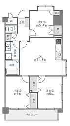 間取図画像 3LDK