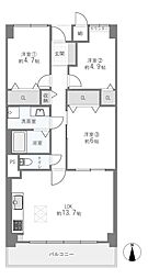 間取図画像 3LDK