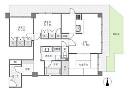 間取図画像 3LDK