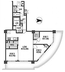 シティゲートタワー千里中央 3LDKの間取図画像