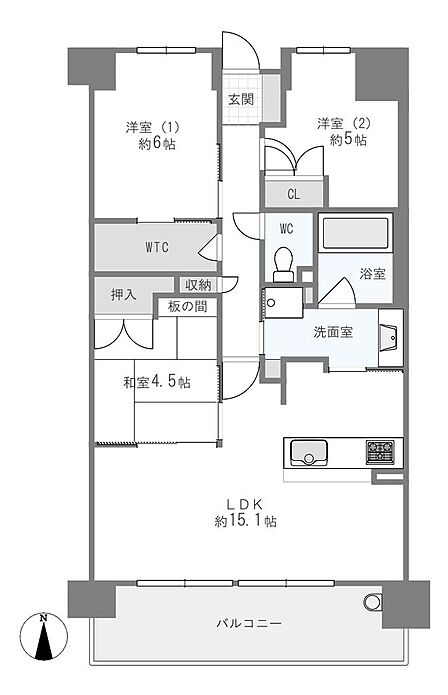 ◎リフォーム歴ありの綺麗なお部屋で、ペットと一緒に暮らせます♪(※規約有り)