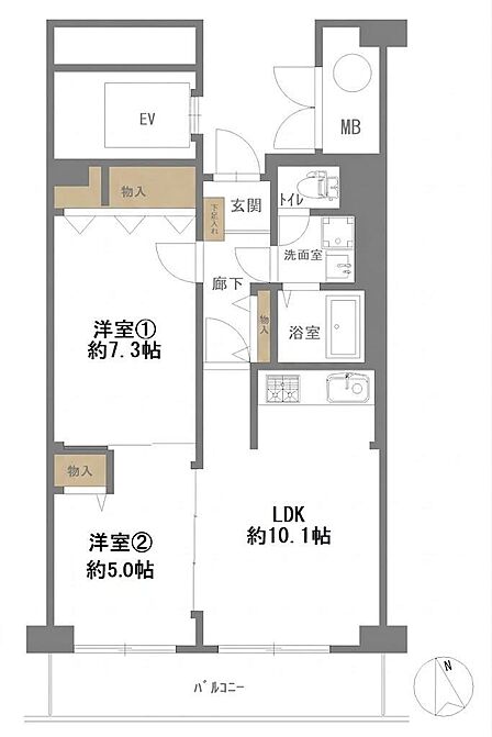 リフォーム済みの綺麗な室内で、ペットと一緒に暮らせます♪(※条件付き)
