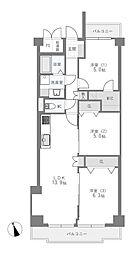 緑地東ロイヤルマンション 3LDKの間取図画像