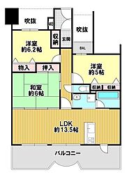 間取図画像 3LDK