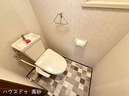 手洗い付きトイレは節水の効果も◎（撮影日：2026.3.13）