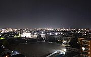 リビング開口部から小倉の市街地夜景を一望です♪