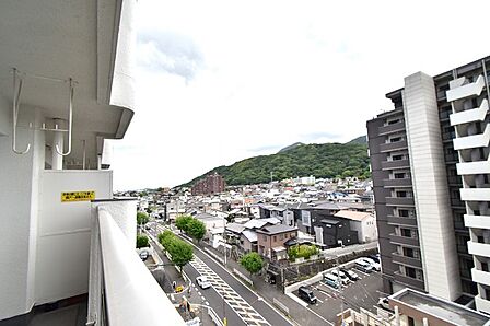 鳴水方面の眺望はよく緑も目に入ります♪