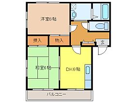 セントラル 202 ｜ 千葉県我孫子市中峠台37-8（賃貸アパート2DK・2階・44.02㎡） その2