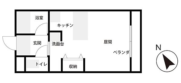 リュミエール・レジデンス 108｜茨城県下妻市下妻丁(賃貸マンション1R・1階・25.18㎡)の写真 その2