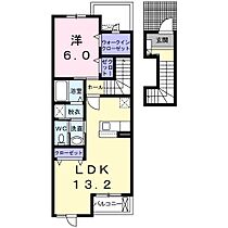 エレガンスB 202 ｜ 茨城県筑西市成田（賃貸アパート1LDK・2階・51.13㎡） その2