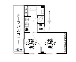 LUCIUS 2Kの間取図画像