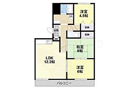 サニーハウス2号館 3LDKの間取図画像