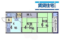 🉐敷金礼金0円！🉐桐田マンション