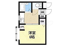 グリーンヒル111 1Kの間取図画像