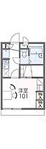 レオパレスアムール 109 ｜ 奈良県橿原市木原町（賃貸アパート1K・1階・19.87㎡） その2