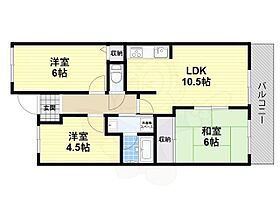 フォレスト香芝  ｜ 奈良県香芝市下田東２丁目（賃貸マンション3LDK・4階・60.00㎡） その2