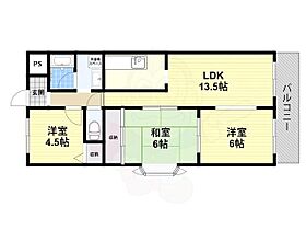 メゾン東中  ｜ 奈良県大和高田市東中２丁目（賃貸マンション3LDK・3階・64.50㎡） その2