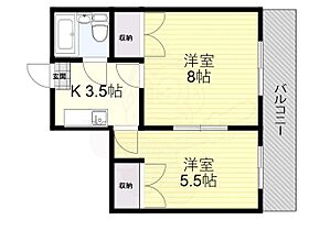 コーポ今井  ｜ 奈良県橿原市今井町２丁目（賃貸マンション2K・3階・28.30㎡） その2