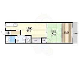 仲川ビル 3B ｜ 奈良県橿原市葛本町（賃貸マンション1LDK・3階・39.00㎡） その2