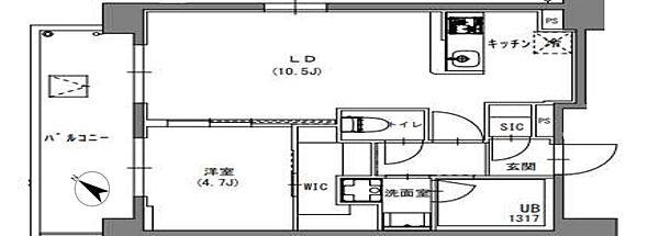 S-RESIDENCE押上Blossom 903｜東京都墨田区押上2丁目(賃貸マンション1LDK・9階・43.86㎡)の写真 その2
