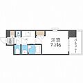 クラウンハイム北心斎橋フラワーコート15階7.9万円