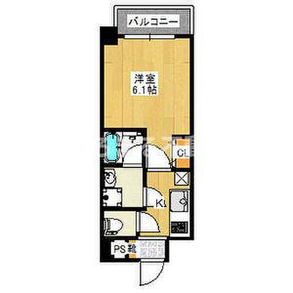 ブランTAT弁天町 304｜大阪府大阪市港区波除3丁目(賃貸マンション1K・3階・23.12㎡)の写真 その2