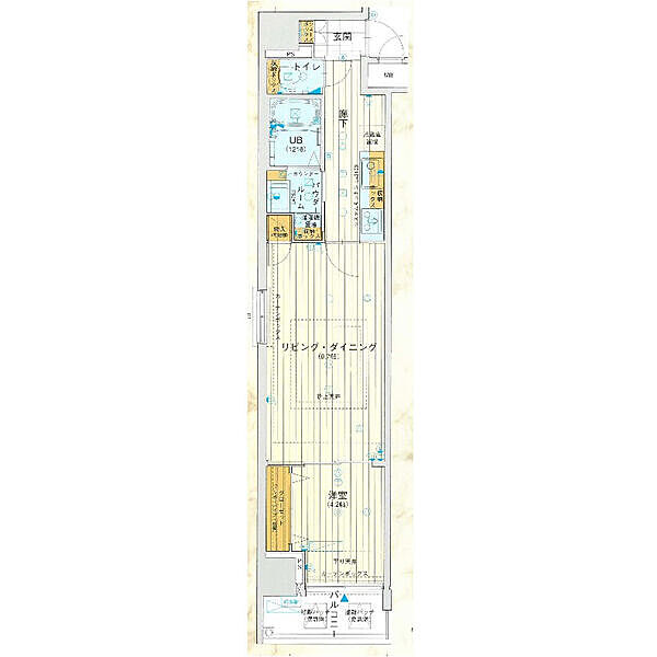 レオンコンフォート南堀江 604｜大阪府大阪市西区南堀江3丁目(賃貸マンション1LDK・6階・40.10㎡)の写真 その2