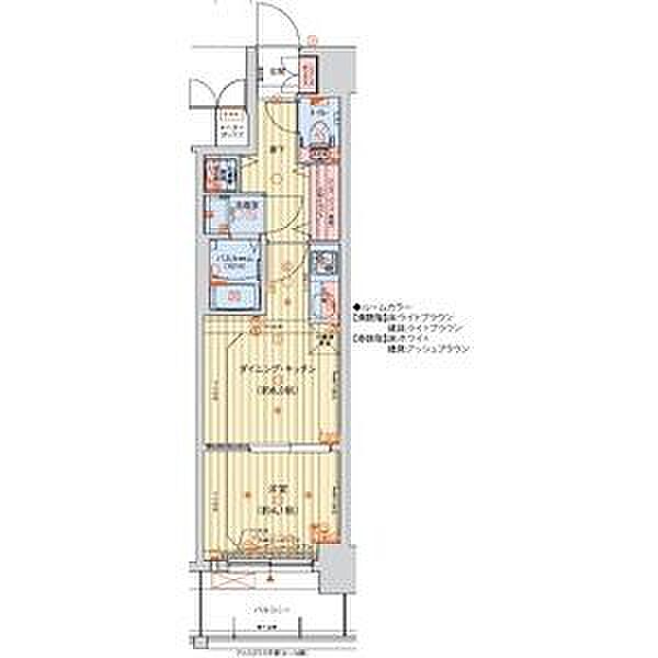 レオンコンフォート本町クレセント ｜大阪府大阪市西区立売堀4丁目(賃貸マンション1DK・4階・27.64㎡)の写真 その2