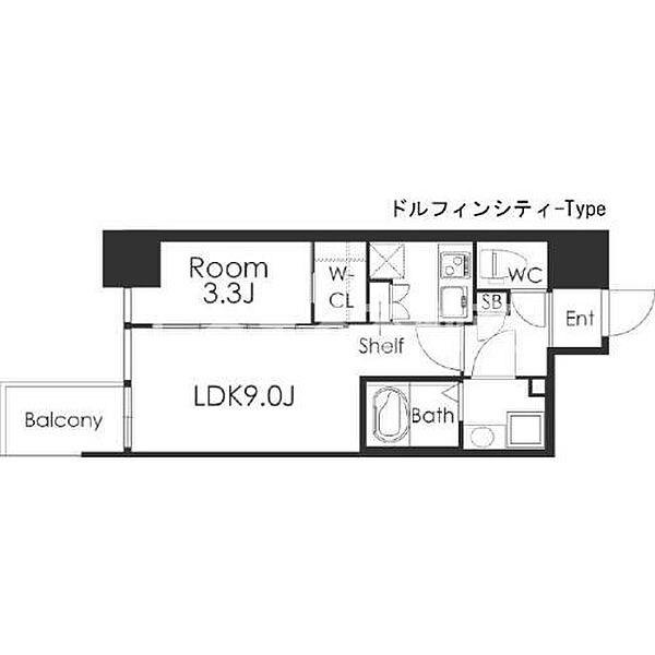 マリンズ心斎橋III 1301｜大阪府大阪市中央区博労町2丁目(賃貸マンション1LDK・13階・31.13㎡)の写真 その2