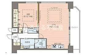 プレジオ鎗屋町 1501 ｜ 大阪府大阪市中央区鎗屋町1丁目2-12（賃貸マンション1LDK・15階・84.07㎡） その2