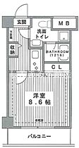 モンサンミッシェル北浜 206 ｜ 大阪府大阪市中央区今橋1丁目4-1（賃貸マンション1K・2階・27.86㎡） その2