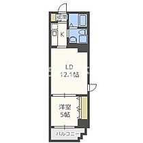 エステムコート難波EASTレオルガ 1202 ｜ 大阪府大阪市中央区高津1丁目3-8（賃貸マンション1LDK・12階・38.71㎡） その2