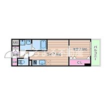 CITY PAL CREST TANIMACHI 302 ｜ 大阪府大阪市中央区農人橋1丁目1-14（賃貸マンション1DK・3階・30.24㎡） その2