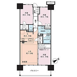 間取図画像 3LDK