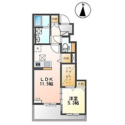 間取図画像 1LDK