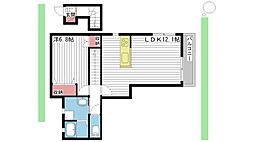エスペランサ1 1LDKの間取図画像