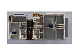 土山新築ハイツ 1LDKの間取図画像