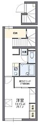 レオパレスエムズコート 1Kの間取図画像