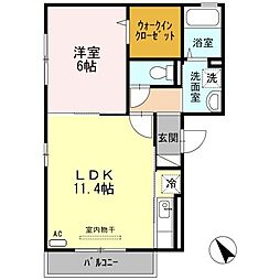 ROTEROZE大塚 1LDKの間取図画像