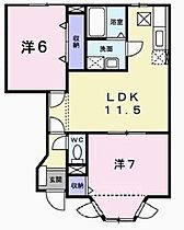 サンライトカーサII  ｜ 兵庫県加古川市野口町水足542-1（賃貸アパート2LDK・1階・53.51㎡） その2