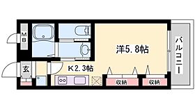 エンカーサ・アイ・寺家町 205 ｜ 兵庫県加古川市加古川町寺家町147-1（賃貸マンション1K・2階・24.85㎡） その2